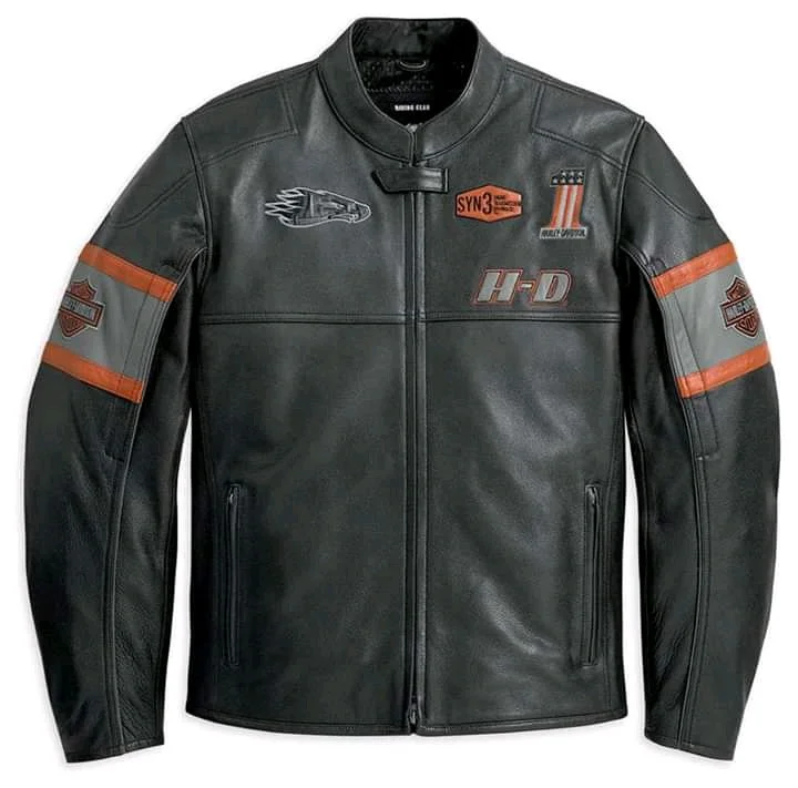 Мужская кожаная куртка HARLEY DAVIDSON мотоциклетный Круизер HD в американском стиле изготовленная на заказ для верховой