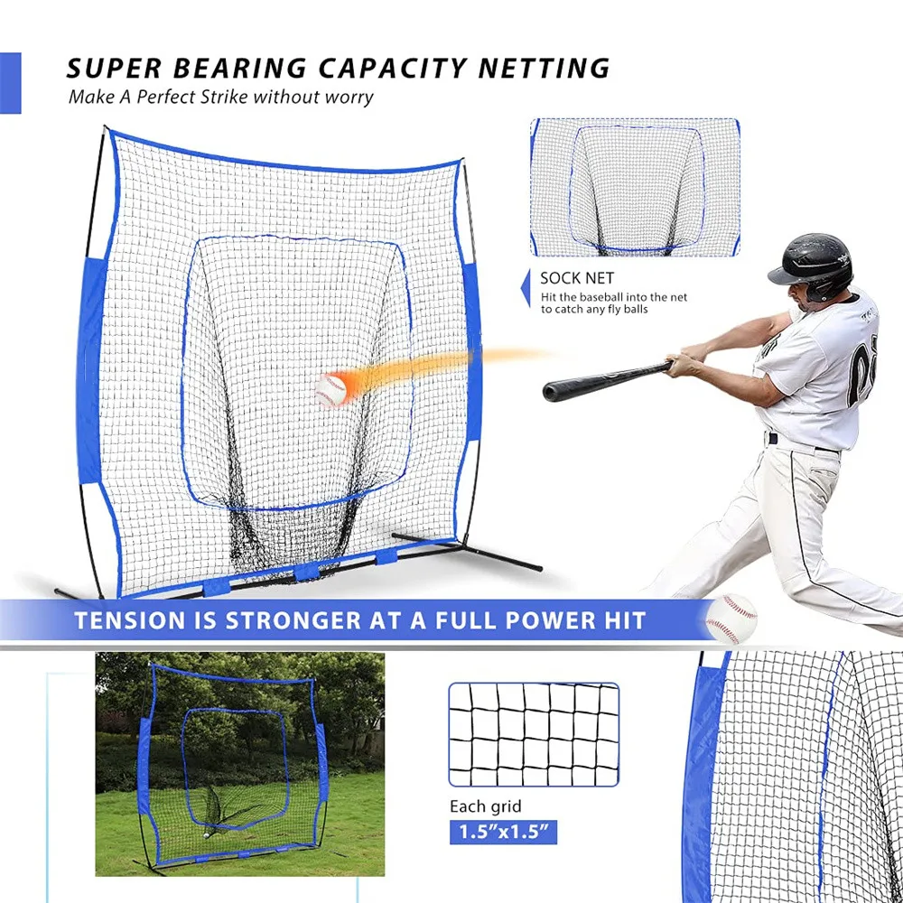 BN12B Hit Pitch Training Net For Baseball, Adjustable Baseball Hitting Net,  Baseball Net Factory In China