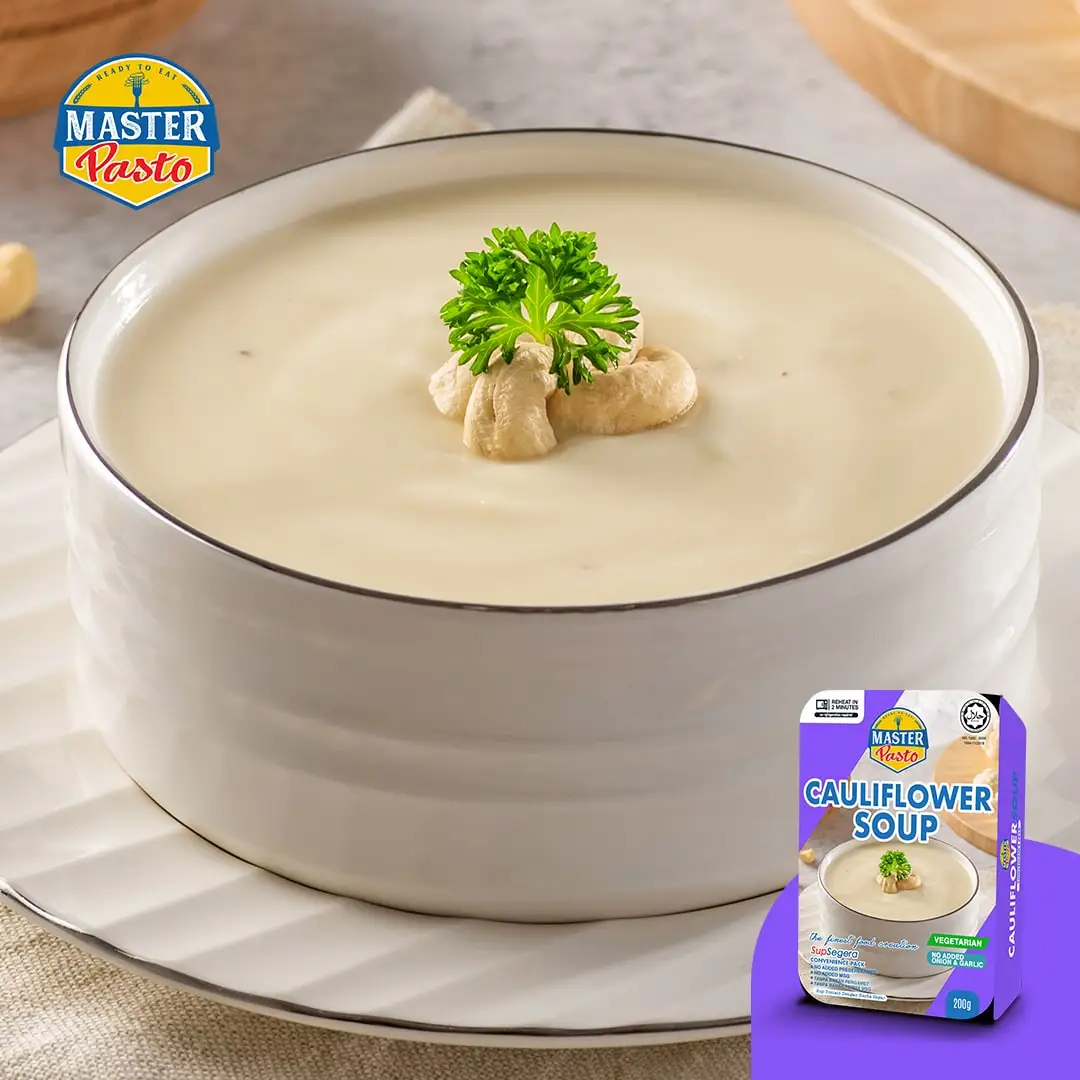 MRE RTE Military Easy Cook Ready Meal Cauliflower Soup With Finest Cauliflower Best Suitable For Vegetarian & Western Food Lover