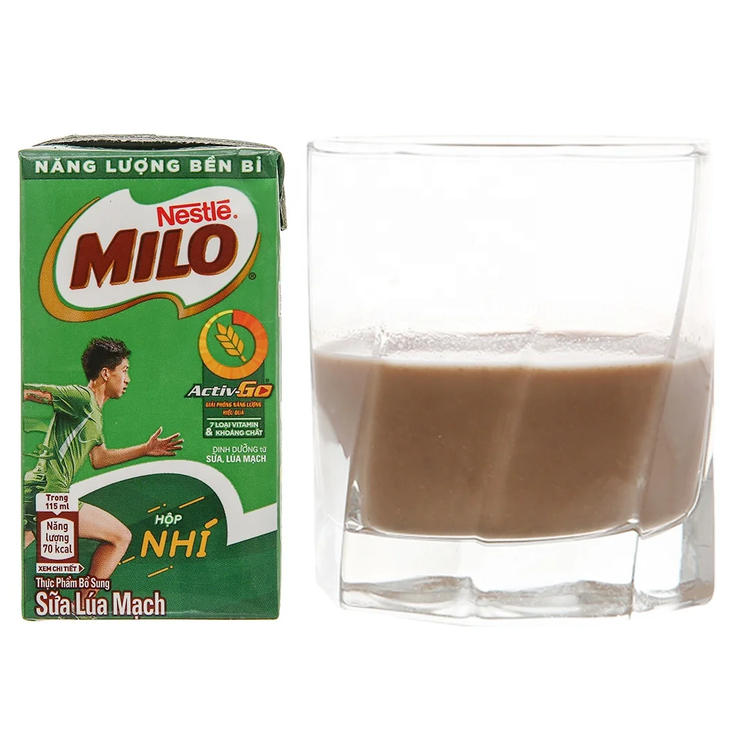 Коробка для молока со вкусом шоколада и солода 115 мл