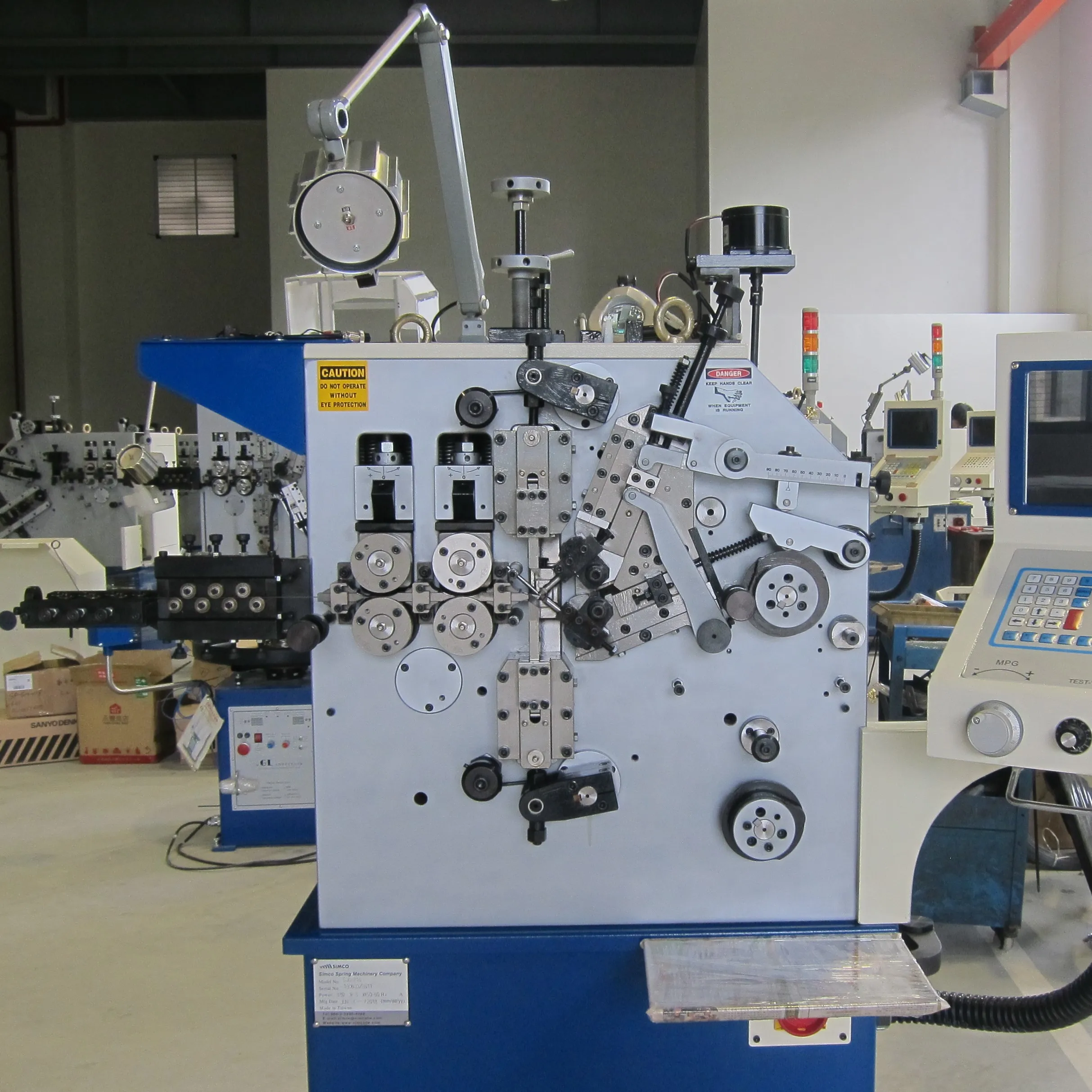 simco csc-216 durable forming spring loop coiling machine