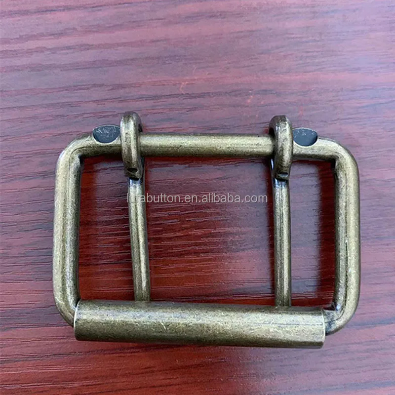 Factory Heavy Duty Two Prong Roller Buckle Double Pin Buckles for  Belt Leathercraft