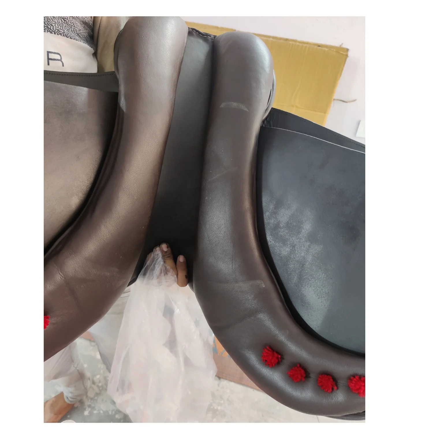 Passier Sirius Dressage Saddle Horse Luxury Soft Black Leather Original Seat Customized Spanish Style Cowhide Color Material