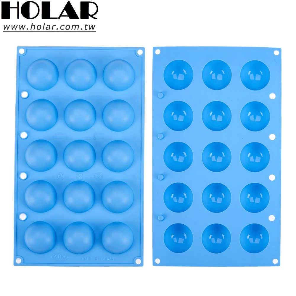 [Holar] Taiwan Made 15 Round Cylinder Silicone Mold for Baking Chocolate Cookie