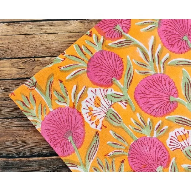 Block Print Napkin 16x16 inches Cotton Boho Table Setting Napkin set Table Decor Set of 6 Cloth Napkins reusable For Home