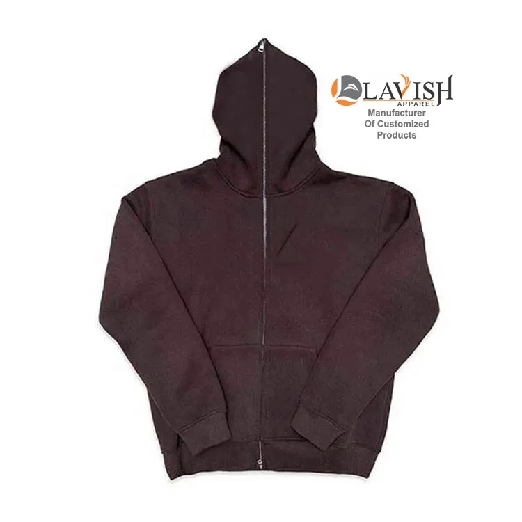 Customized Zip Up Hoodies High Quality Street Wear for winter collection