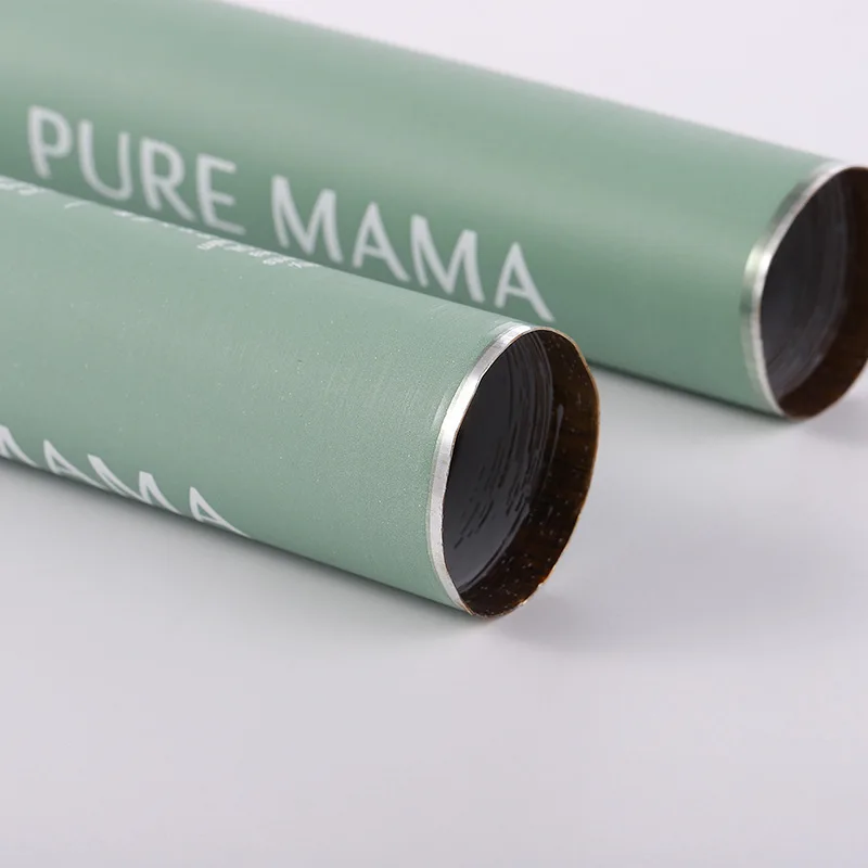 Экологически чистая пустая алюминиевая трубка на заказ 50 мл 100 алюминиевый крем для лица и рук Мягкая косметическая с откидной крышкой