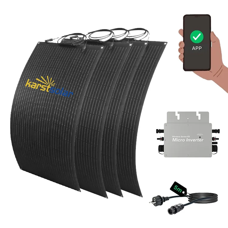600w Black Module 800 W To 600 Adjustable On New Arrivals Watt Photovoltaic Portable Mini Garden Play And Plug On-Grid Low Price