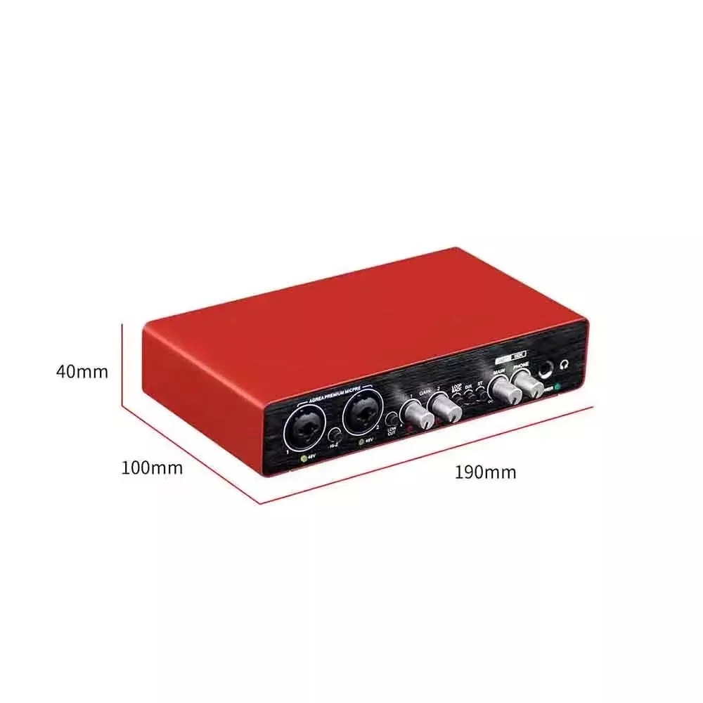 2i2 3rd gen music studio recording sound equipment professional USB Sound cards audio interface