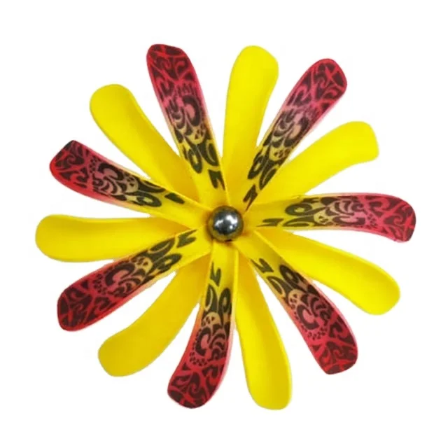 Best seller good quality Handcraft Handmade artificial tahitian foam flower with special tattoo and color pattern