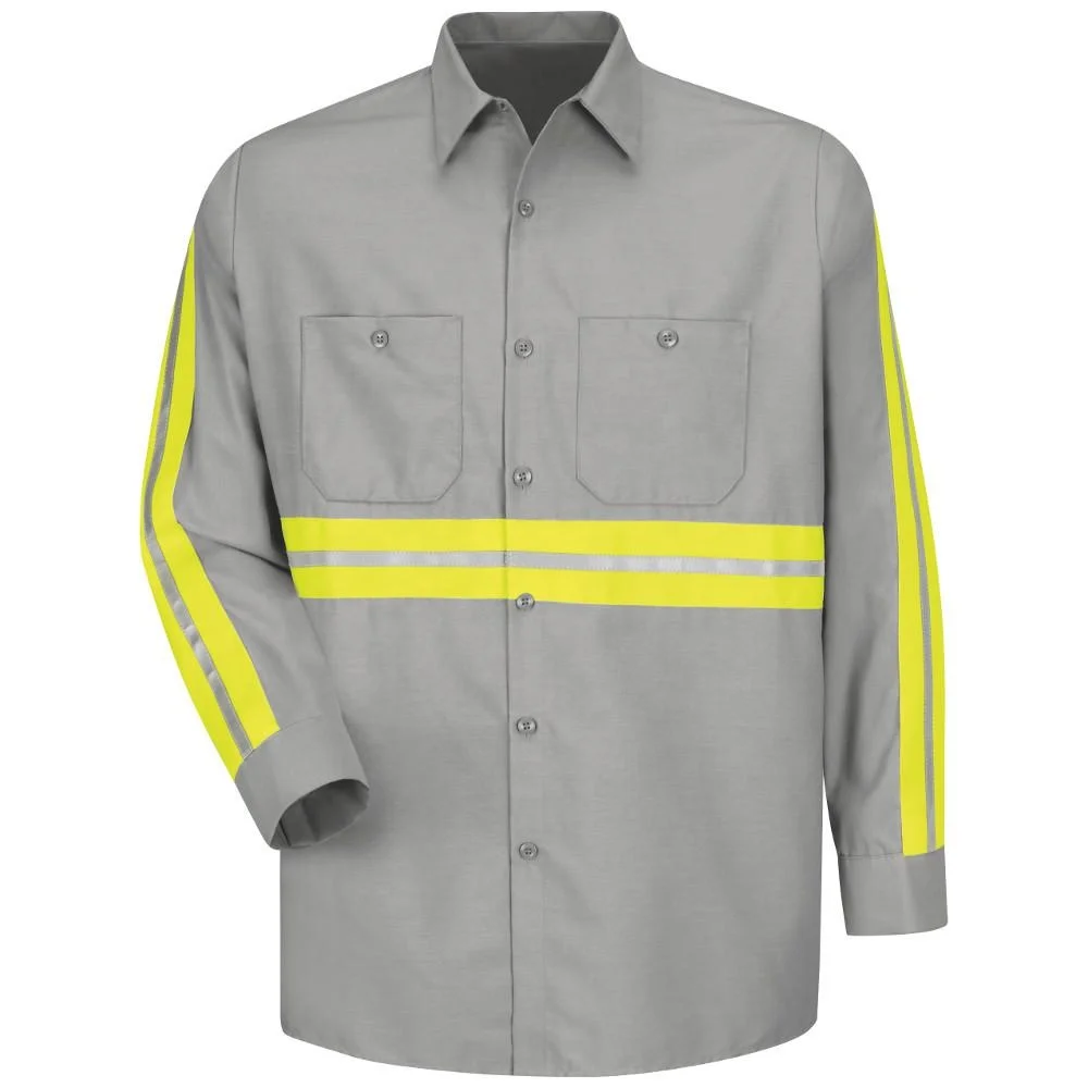 Long Sleeve Reflective Workwear Safety Shirt Work Suits Mechanical Workwear High Visibility Work Wear
