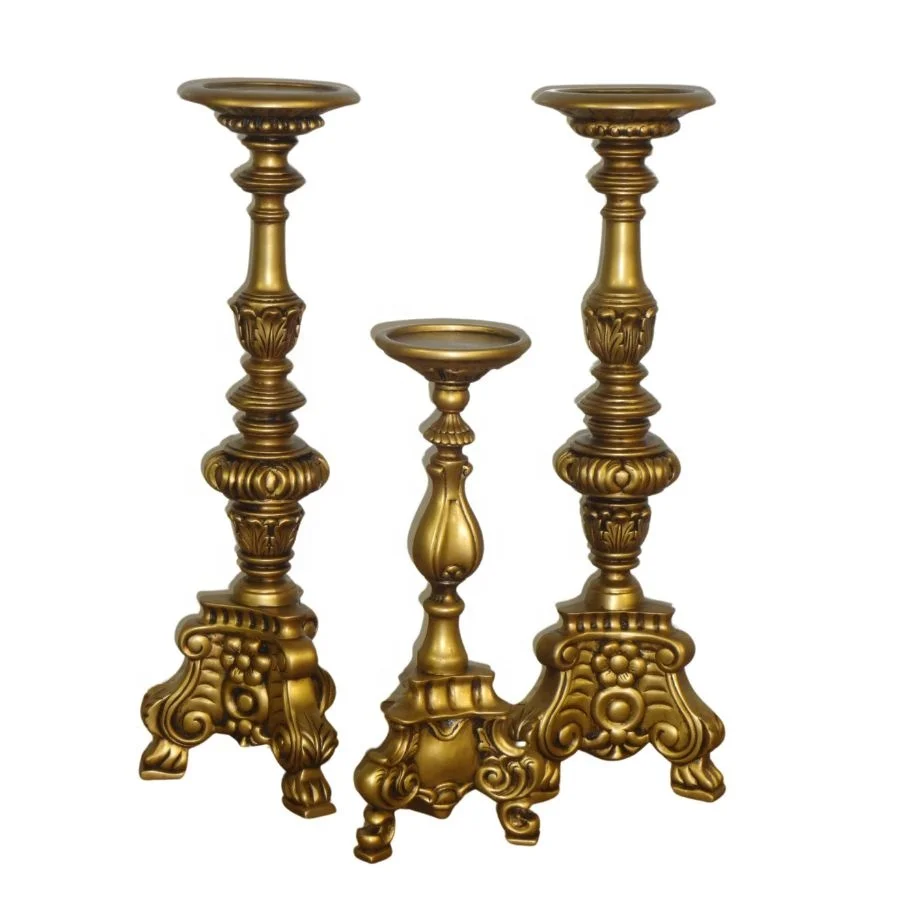 Античный подсвечник ручной резной подсвечник деревянные аксессуары Подсвечник для домашнего декора и гостиничной мебели