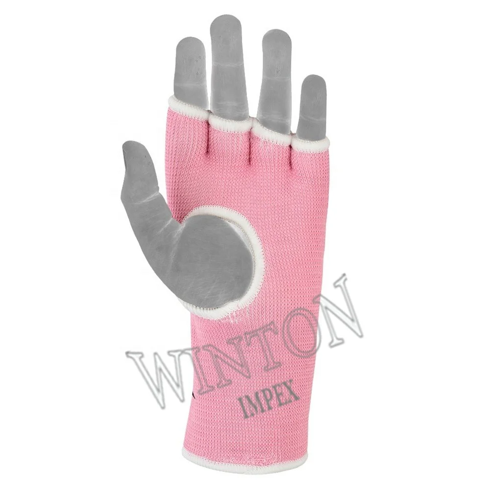 2021 OEM New Muay Thai MMA Stretch Inner Gel Gloves Best Style Custom Boxing Long Strap Inner Gloves By Winton Impex