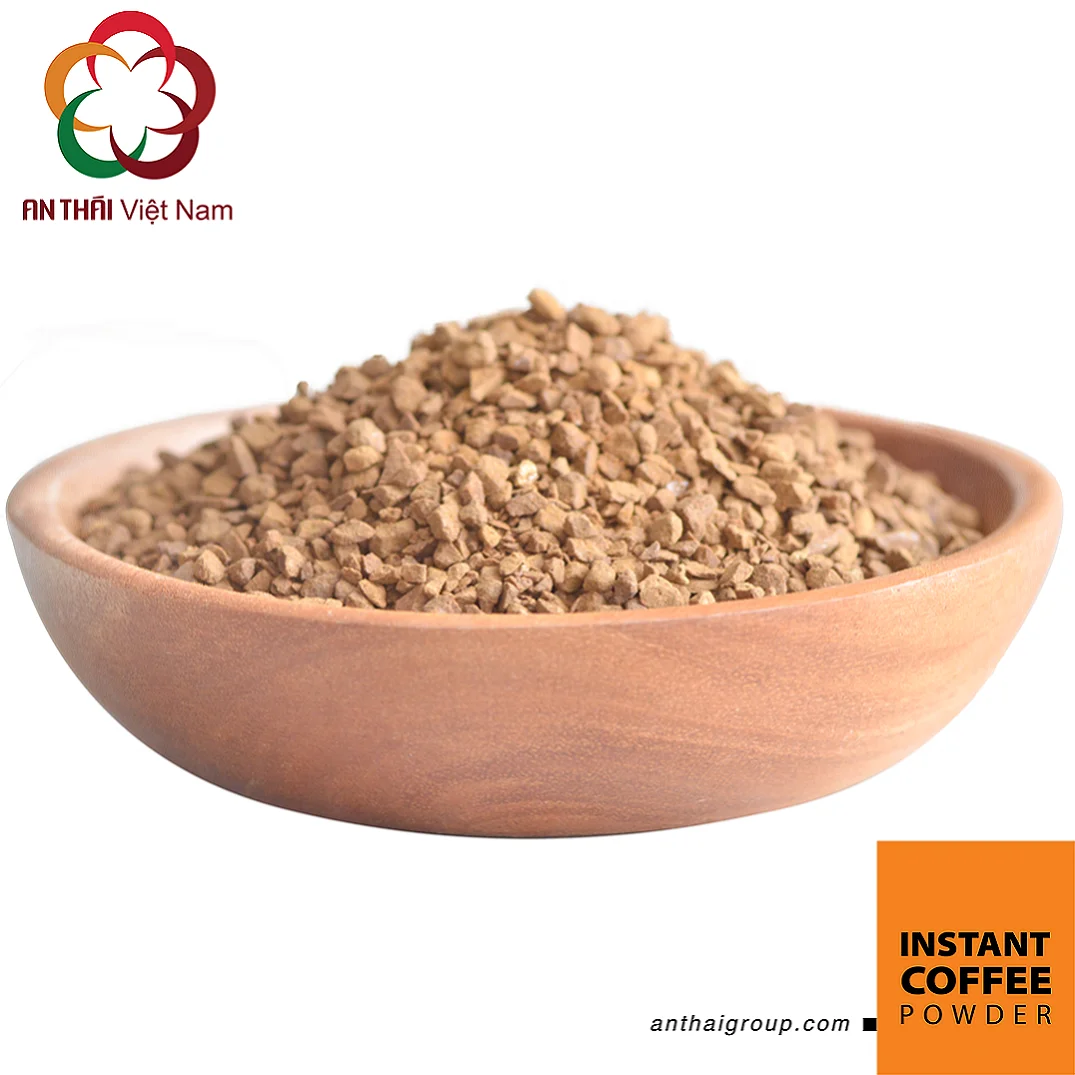 High Natural 100% Instant coffee made in Vietnam using for mix 3 in 1 bulk bag for confectionery and Caffeinated