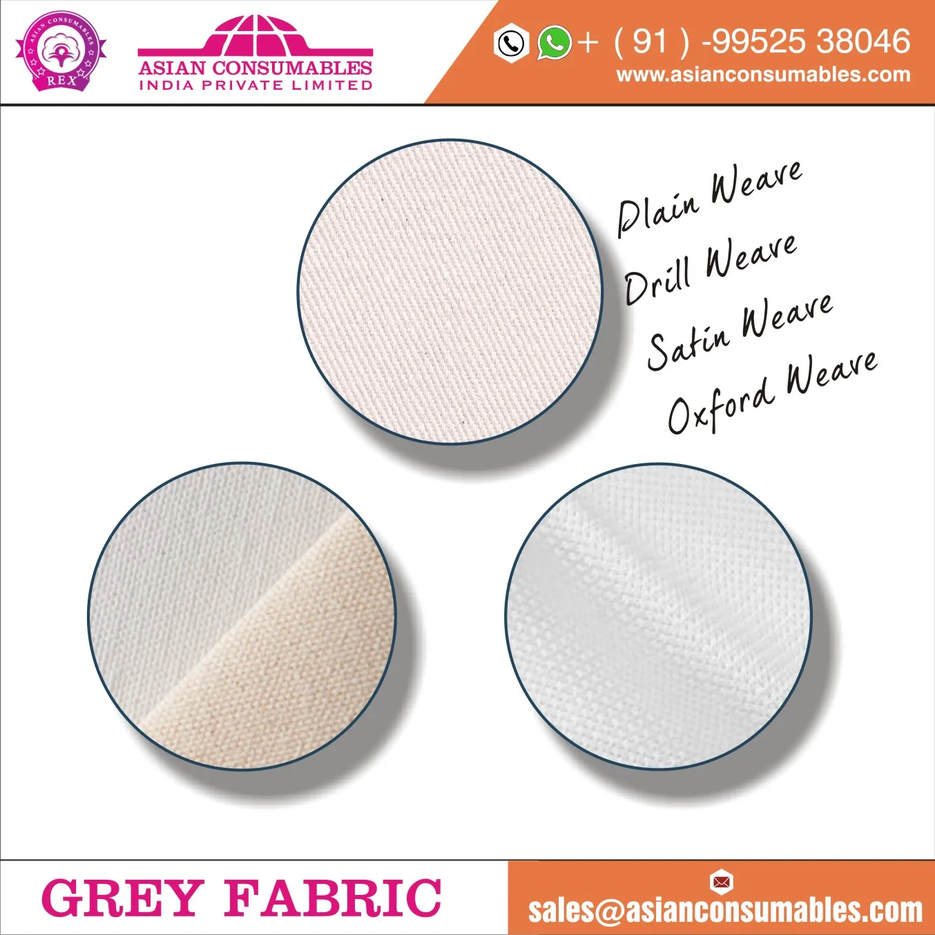 Самый продаваемый натуральный серый материал с различным разнообразием и толщиной экологически чистый дизайн 100% хлопковый