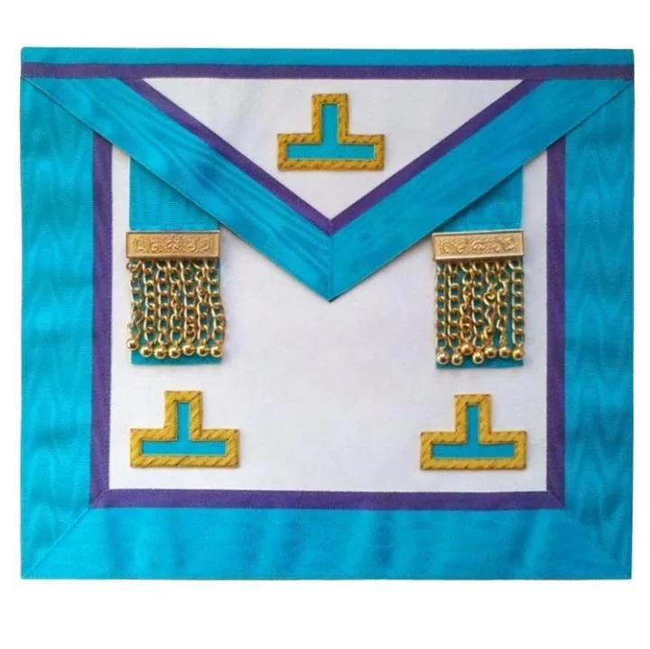Masonic Memphis Misraim Rite Worshipful Master Apron Hand Embroidered Masonic Regalia Apron