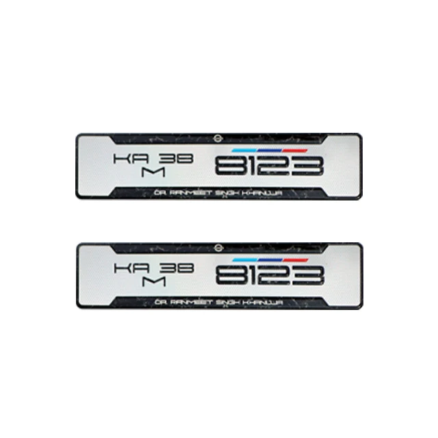 Модели номерных знаков велосипеда