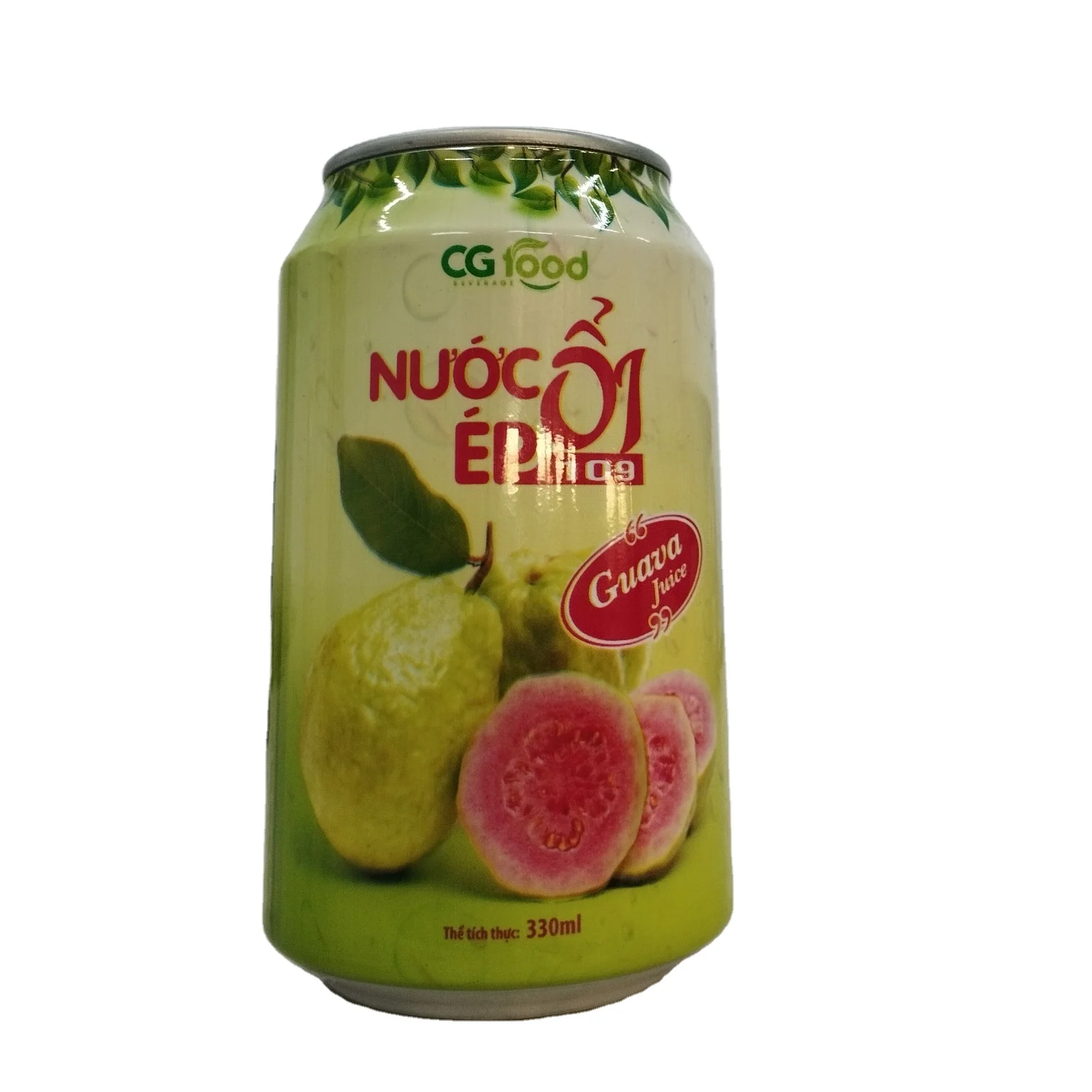330 мл, алюминиевая банка, фруктовый сок гуавы, 100% натуральный свежий гуава, OEM/ODM компания по производству напитков