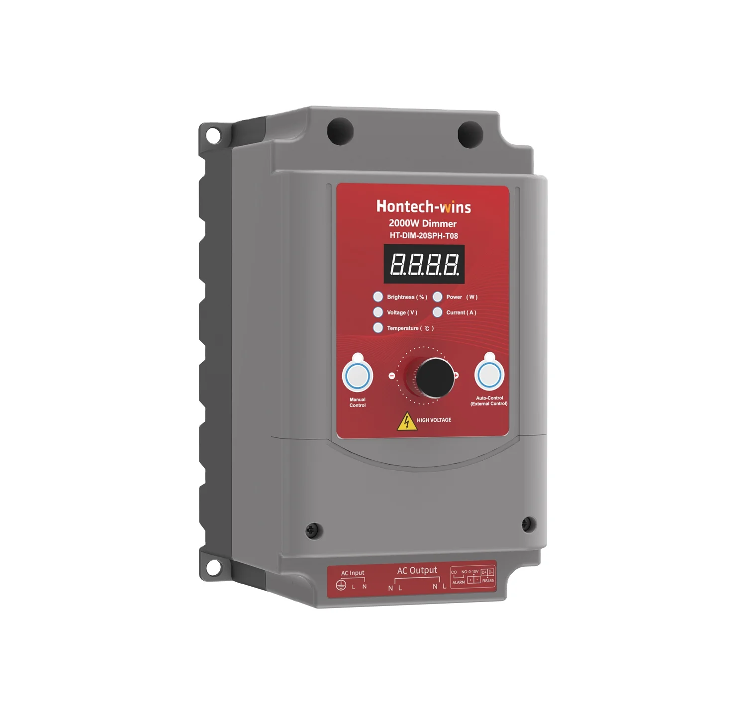 poultry lighting dimmer 0-10v dimmer switch 2000w 5 protection din rail  hontech manual dimmer