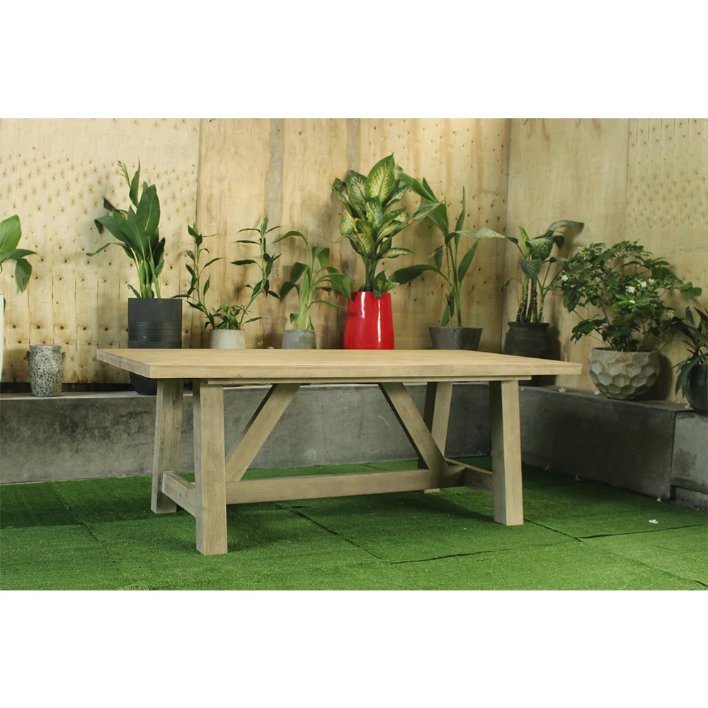Cheap Factory Price large dining room furniture restaurant tables and Outdoor with perfect waterproof technology