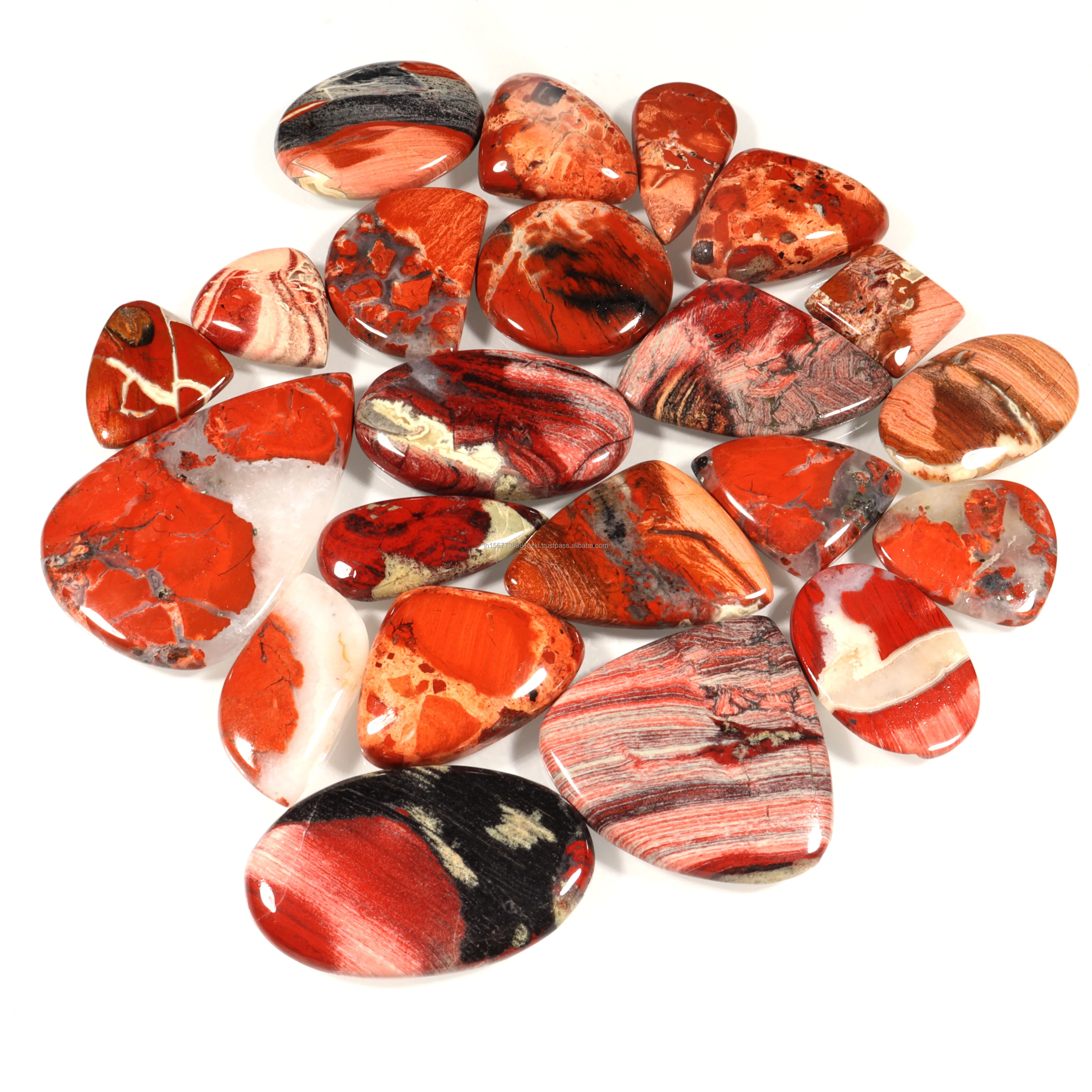 100% Natural Rainbow Jasper Cabochon Loose Gemstone Mix Shape and Size Rainbow Jasper Gemstones Bulk Supply Jasper Hand Made