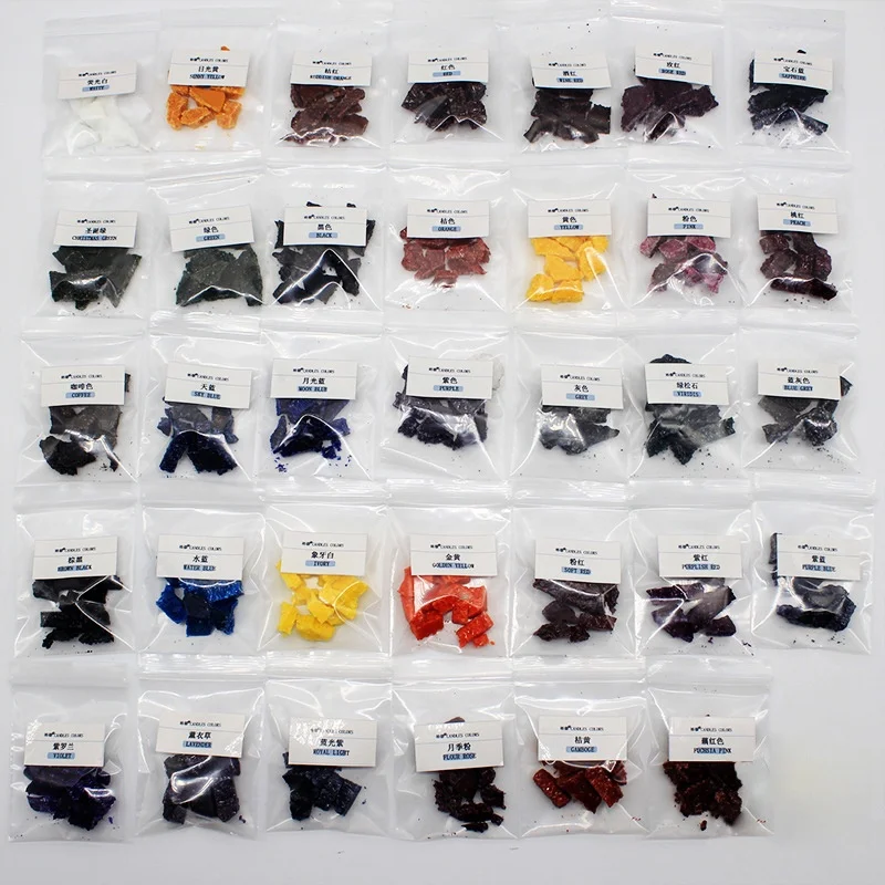 Factory Price  Colored Candle Wax Dye Piece Candle Dye Blocks for DIY Candle Making