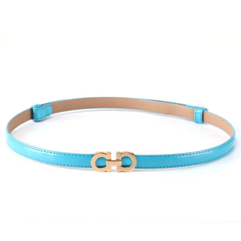 Ladies Genuine Leather Belt Fashion Exquisite Automatic Buckle Matching Clothes High Quality Belt