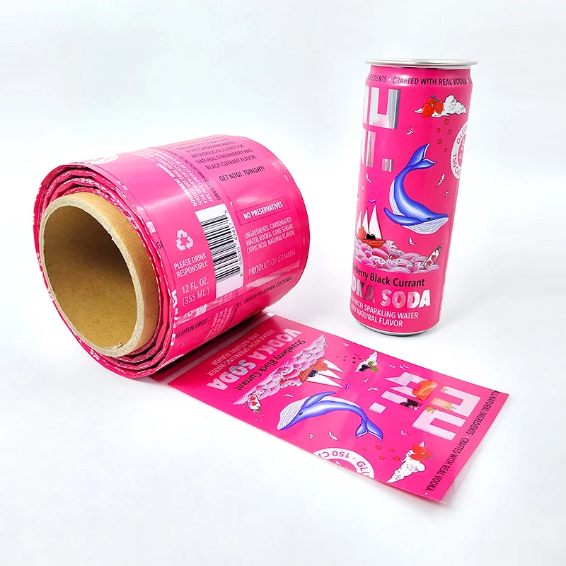GH-Printing PVC Shrink Sleeve Label for Beverage Bottle