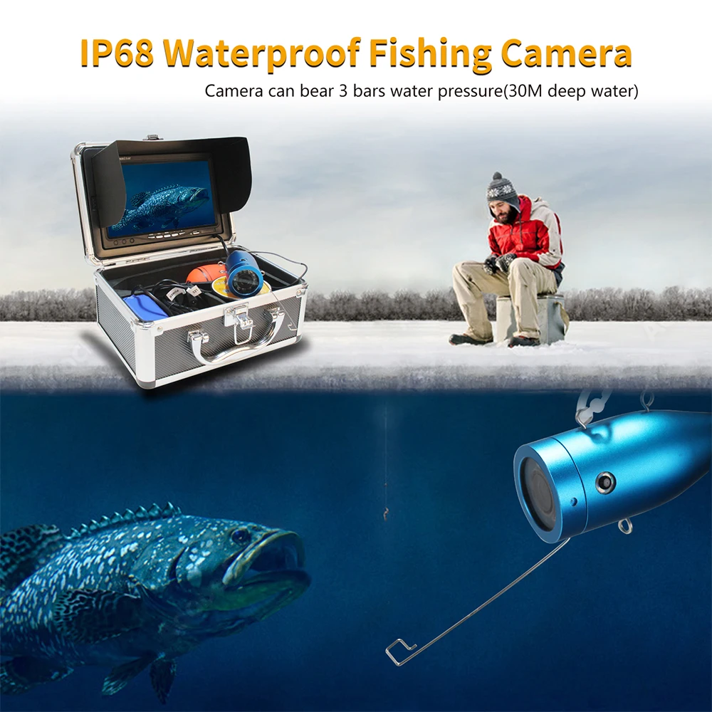 7L underwater fishing camera fish finder for lake  boat ice fishing