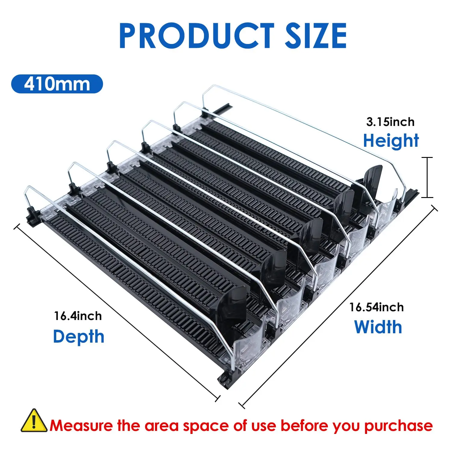 Adjustable Shelf Divider Push System Cigarettes Display Rack Automatic Refill Pushing Bottle Pusher for Smoke Shop Showcase