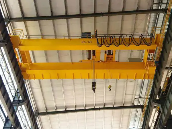 Heavy Duty Foundry  Ladle Lifting Double Girder Overhead Travelling Crane For Steel Mill