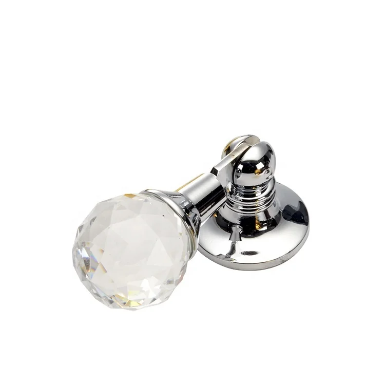 Crystal drop down handle for cabinet