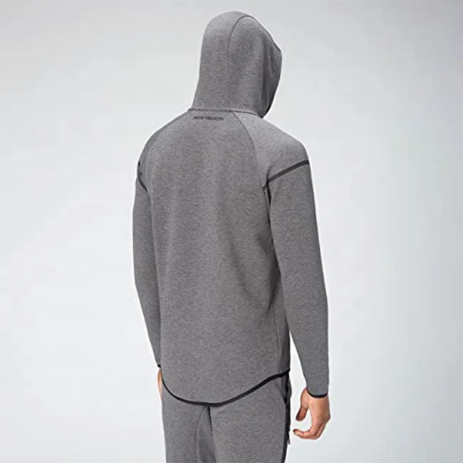 2021 Custom Fleece/Cotton Slim Fit Tracksuit Jogger Pant Hoodie Zipper Summer suits Men Sweatsuit Sets