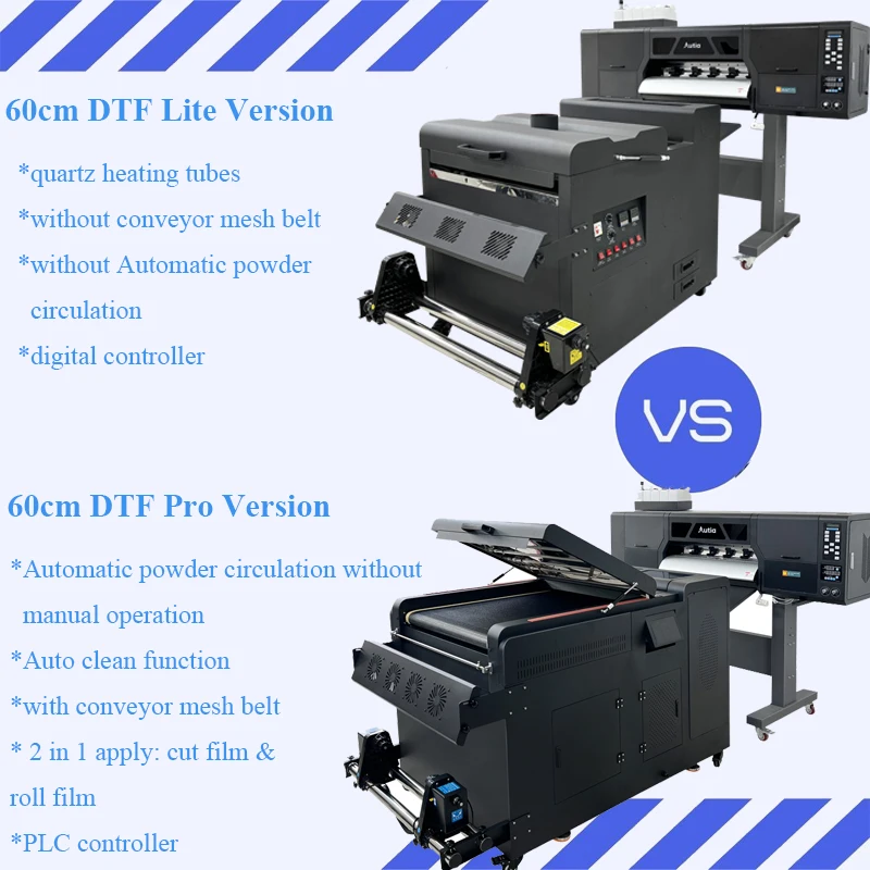 Good Effect A1 Direct to Film Printing T-shirt Sweater Industrial Inkjet 60CM Dtf Printer