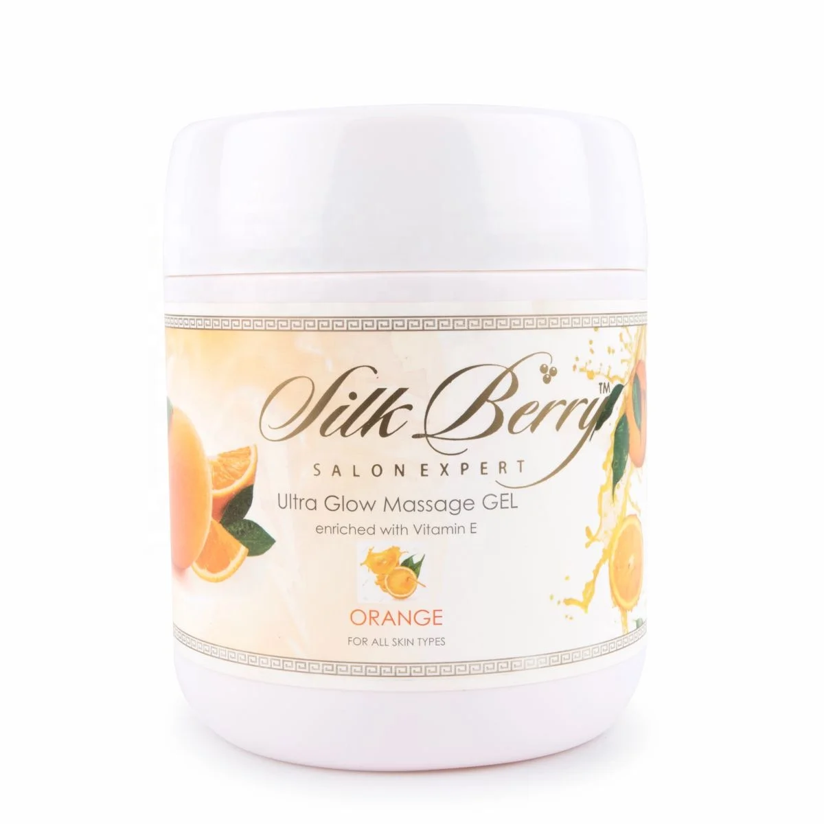 Silkberry Orange Ultra Glow Massage Gel for Women 250g 900g Face, Body and Shoulder Massage with Massage Gel for Women Relaxing