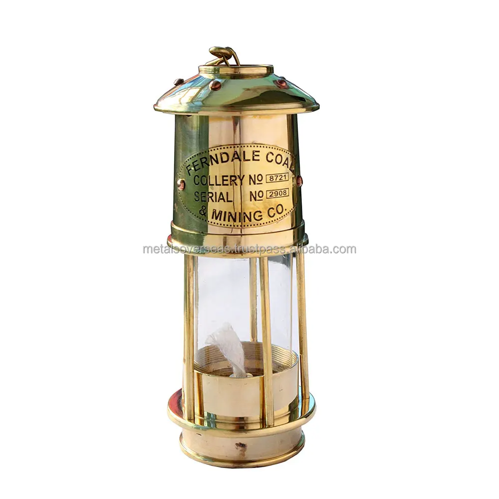 Nautical Kerosene Lamp Antique Theme Brass Polished Finishing Design Decorative Mini Lantern Hanging And Outdoor Camping Decor