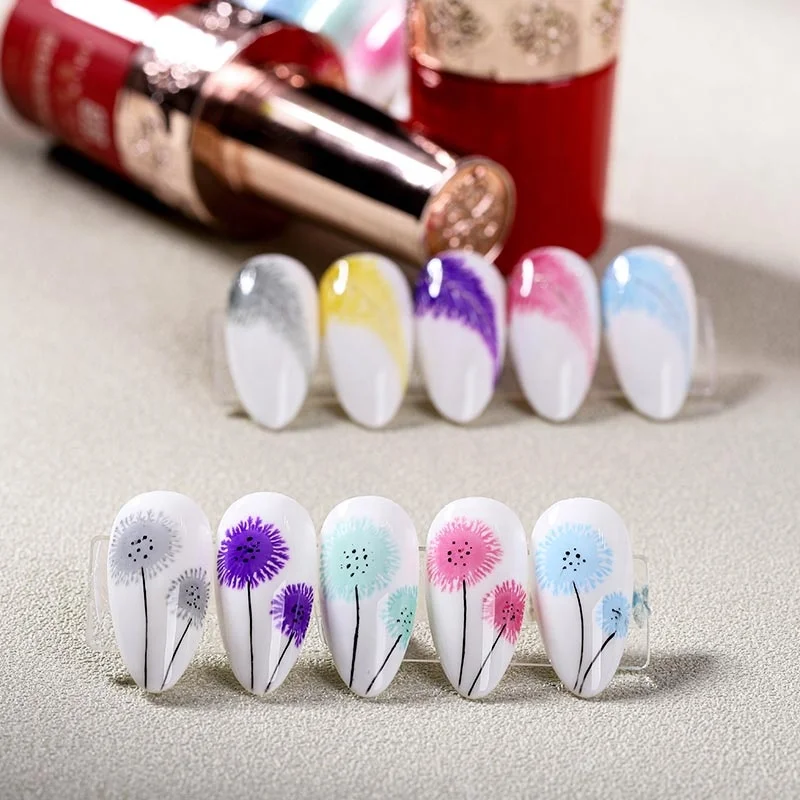  Стартер для дизайна ногтей легко наносится Гель-лак Цветной