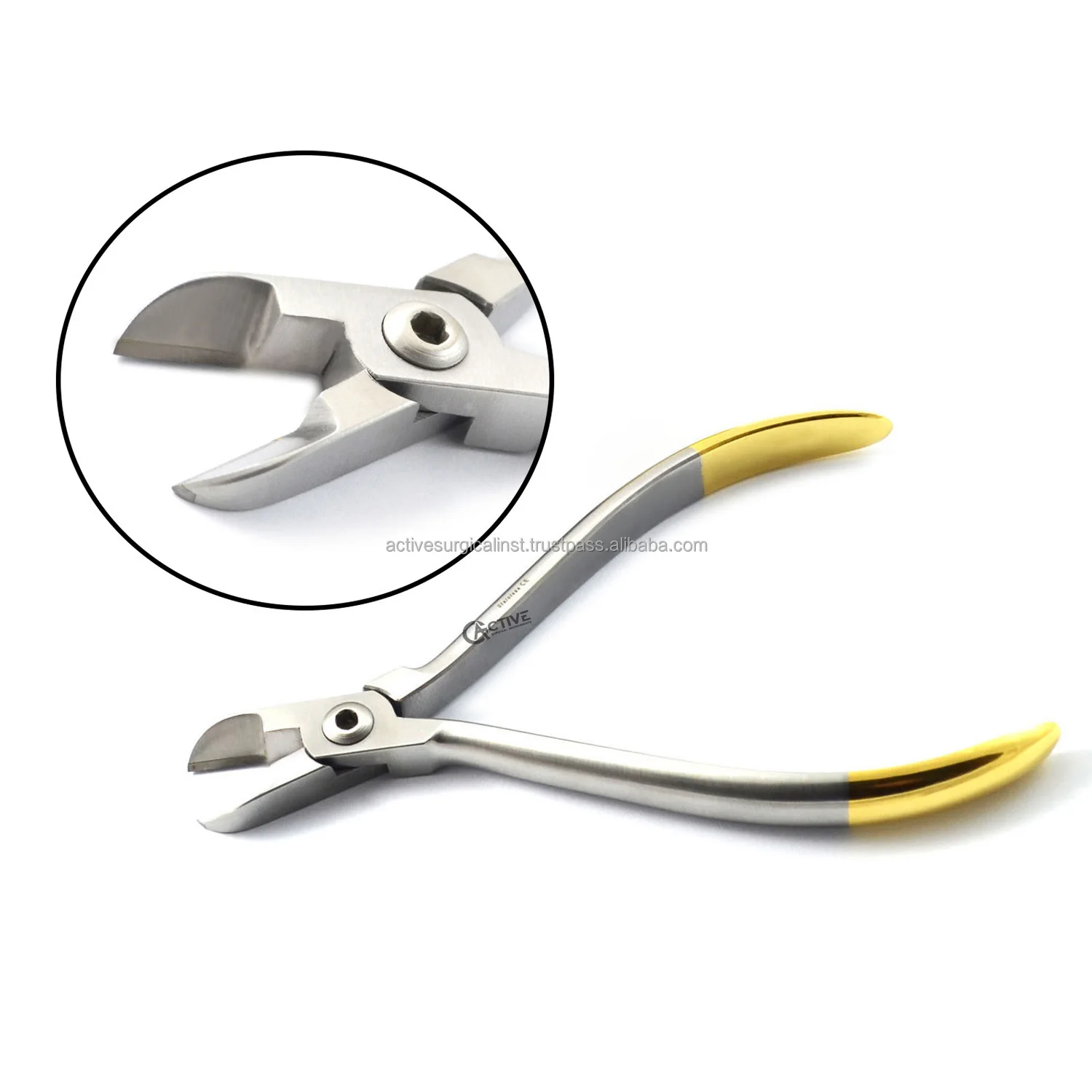 Hot Selling 2022 Dental Orthodontic Hard Wire Cutter Pin Ligature Cutter Plier TC Tip Dentist, Stainless Steel, CE Approved