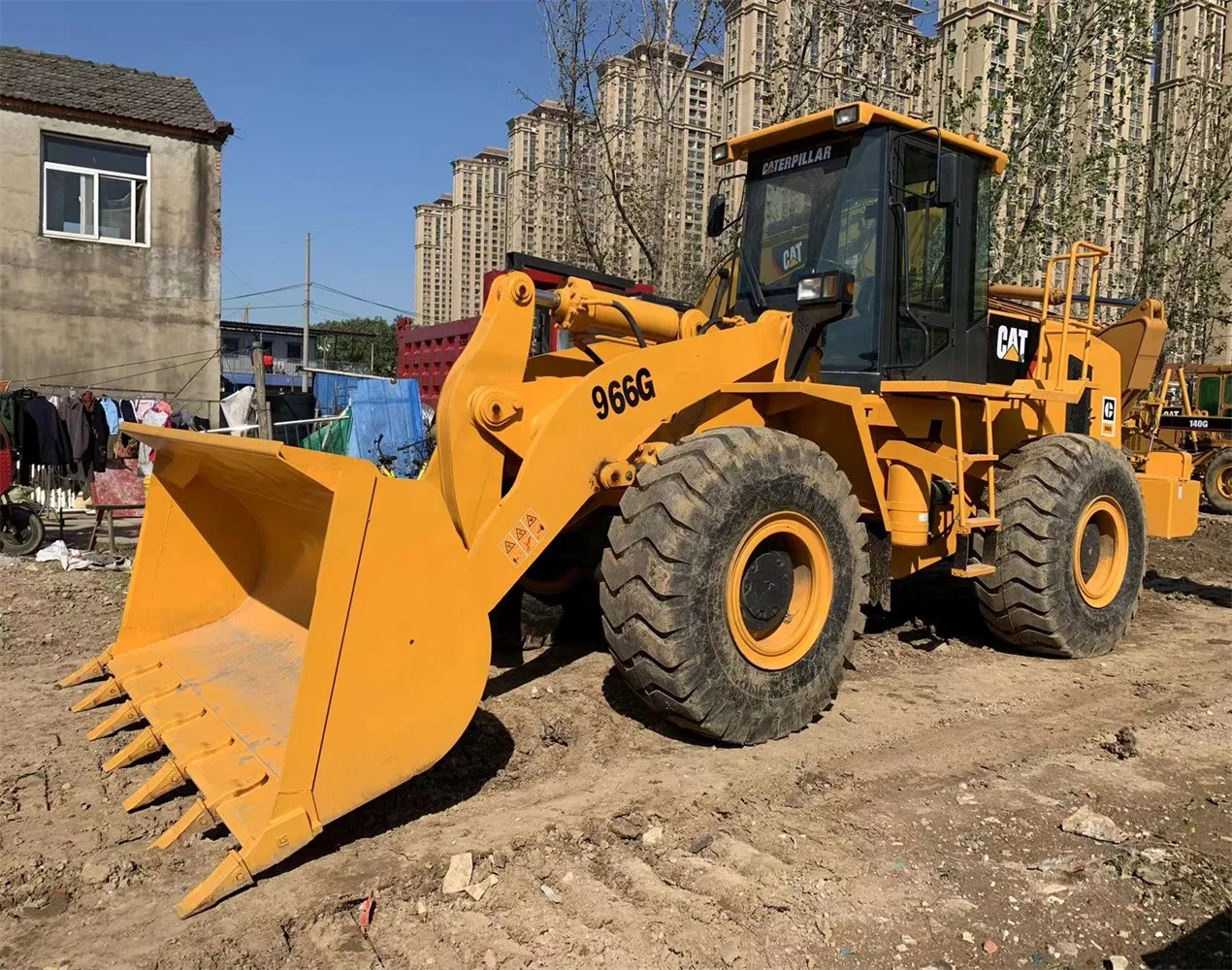 Secondhand caterpillar payloader used cat 966g 966f 966h wheel loader for sale