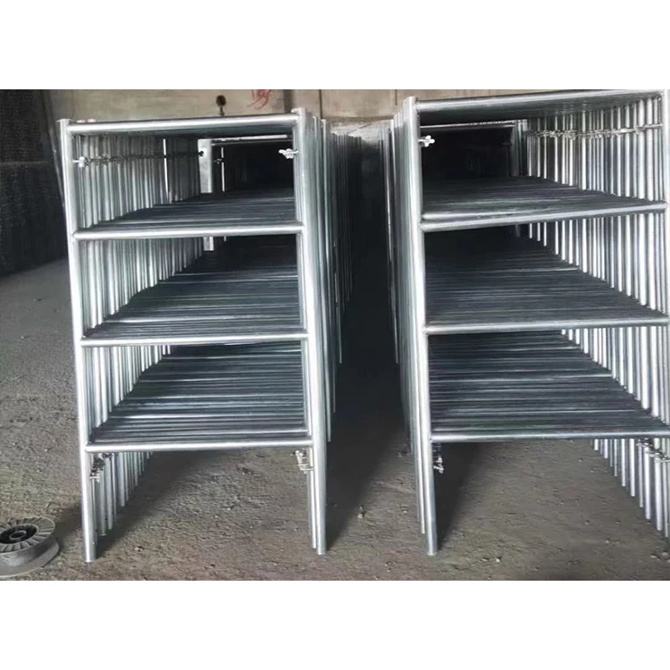 steel frame scaffolding construction system door frame and H frame scaffolding