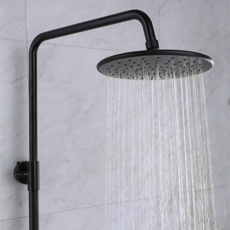 modern rain shower set sanitary ware in wall chrome brass mixer faucet bathroom tub with handle faucets