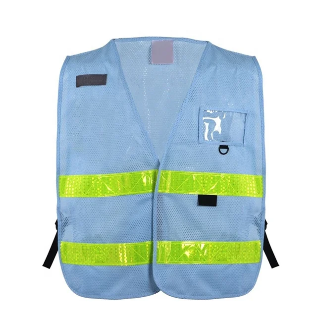 Custom made Safety Vest Traffic Safety Clothes Men High Reflective Security Protection Waistcoat Reflective Vest Safety Workwear