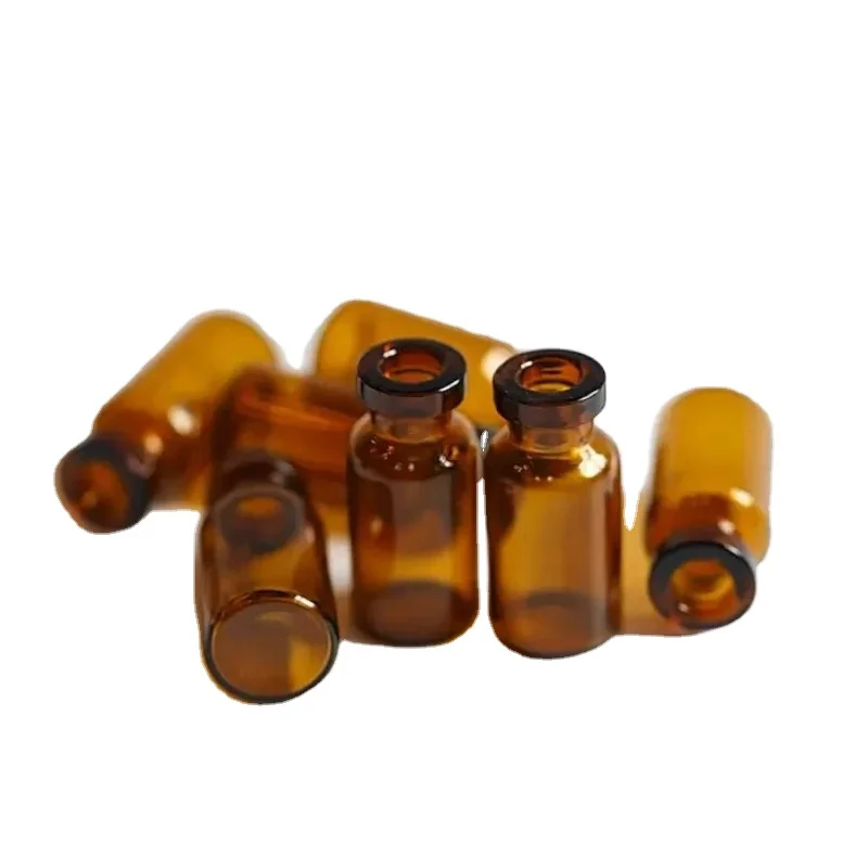 Wholesale saffron jar tube small glass bottles packaging storage jar with screw lid