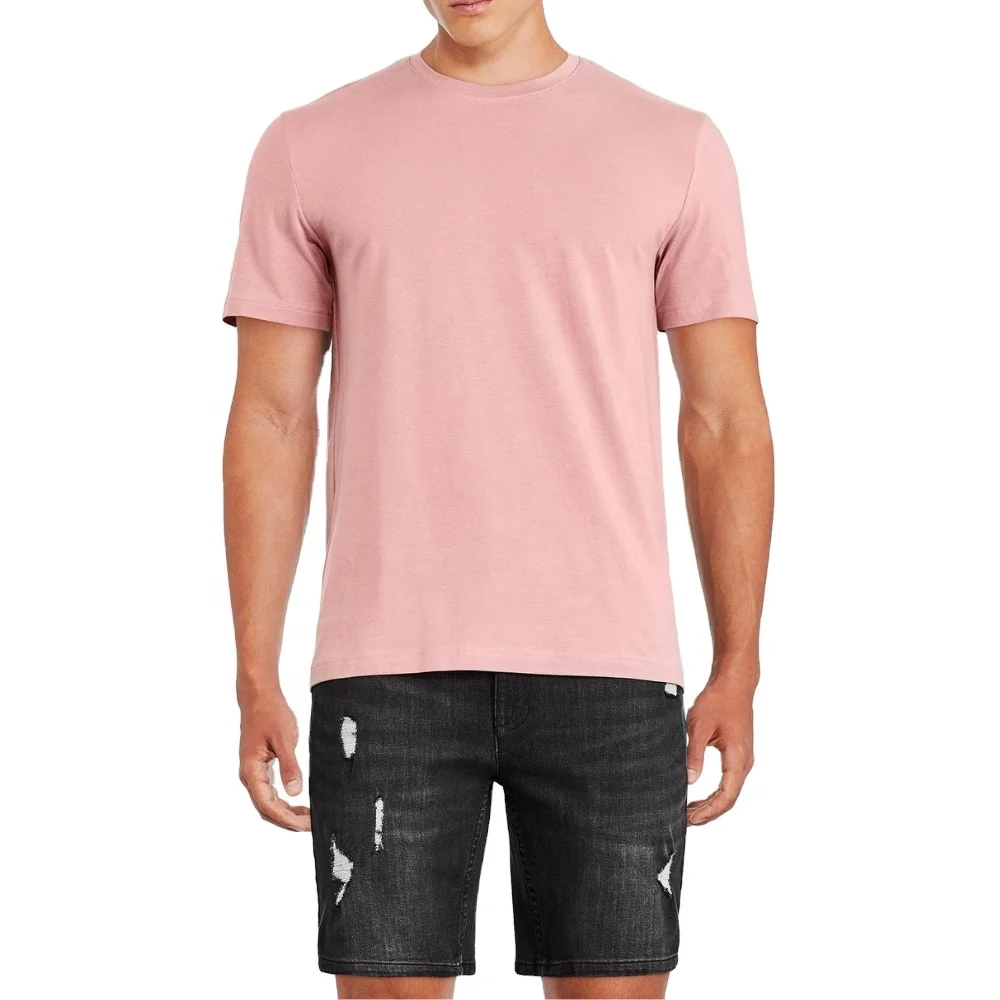 Customized 100% Cotton Casual Round Neck T-Shirt For Men
