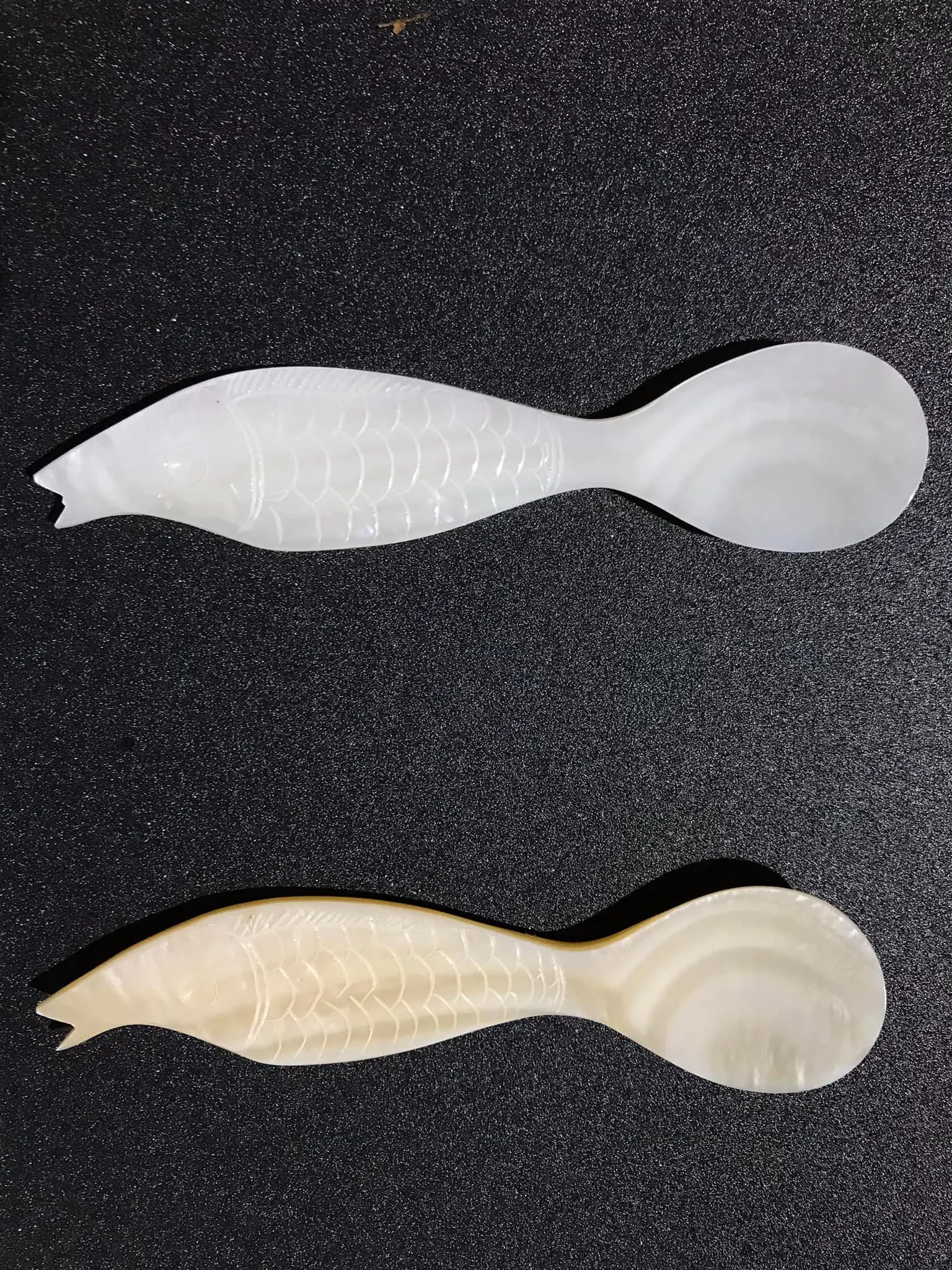 Mother of Pearl Spoon Caviar Spoon Nacre Mother of Pearl Shell Mother of Pearl Placemat Pink White Black Natural MOP Vietnam
