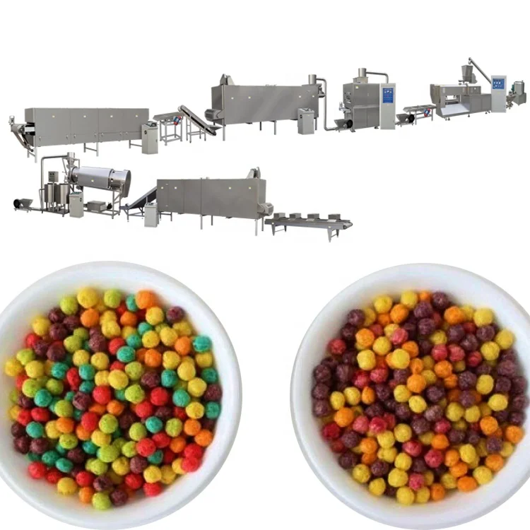 Машина для изготовления кукурузных хлопьев/машина закусок из хлопьев на