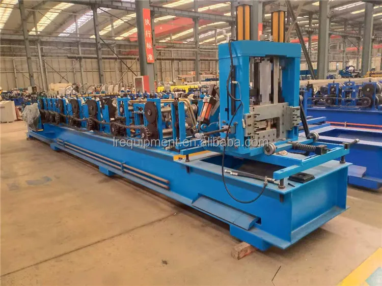 Purlin Frame Automatic C Shape Steel Frame Metal Making Production Line C Purlin Cold Roll Forming Machines