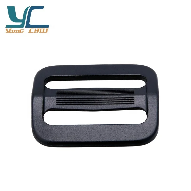 Backpack strap plastic adjustable tri glide slider buckles