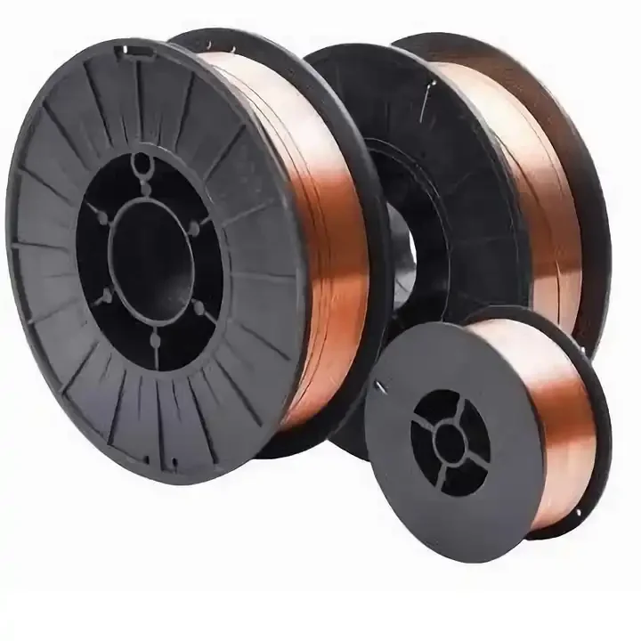 Copper-plated welding wire Mild Steel Copper Coated 0.8MM 1.0MM 1.2MM 1.6MM 15KG Drum CO2 MIG Welding Wire