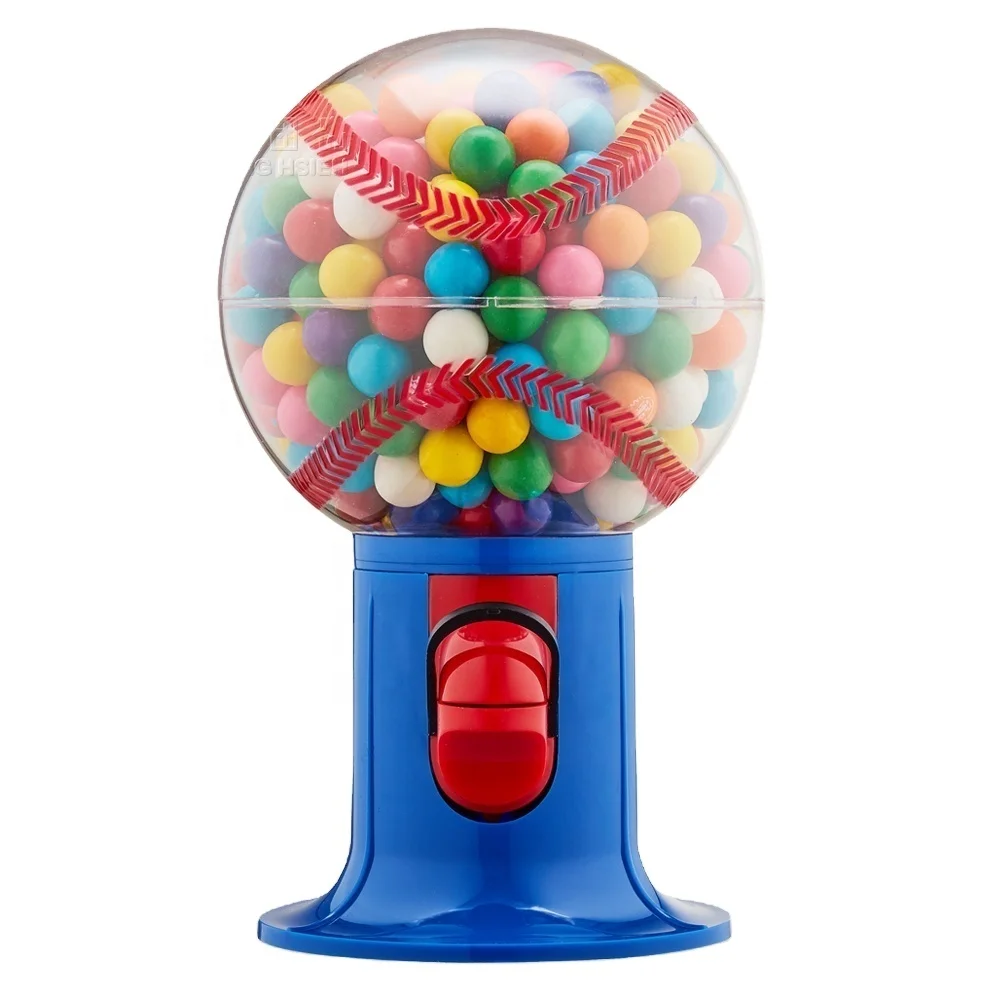 Kwang Hsieh Baseball Shaped Snack Jelly Bean Candy Chewing Gum Gumball Dispenser